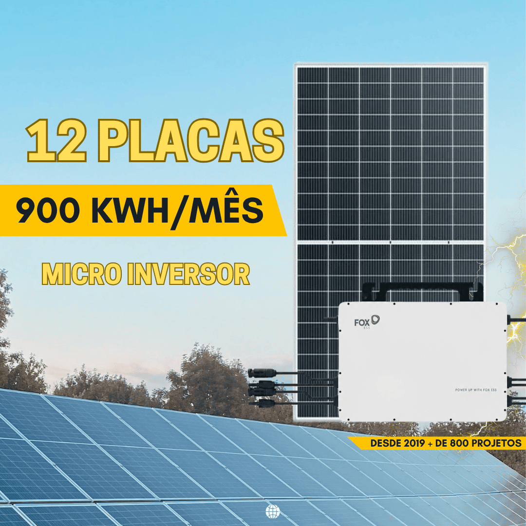 kit solar 4 placas + micro 260 kwh/mês kit solar 4 placas + micro 260 kwh/mês
